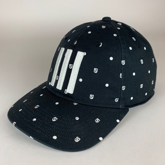 Adidas Mens Black Relaxed Fit Snapback Adjustable Hat - Picture 1 of 6
